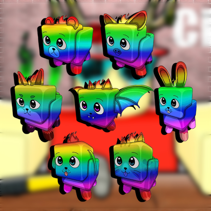 Chroma Fire Pets Set